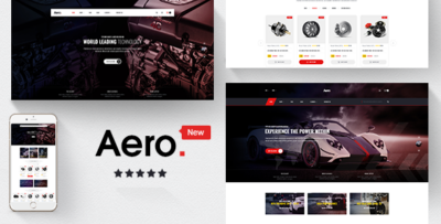 Aero - Car Accessories Responsive Magento Theme