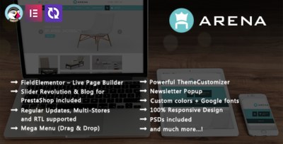 Arena - Modern Furniture PrestaShop Theme