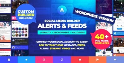 Asgard - Social Media Alerts & Feeds WordPress Builder