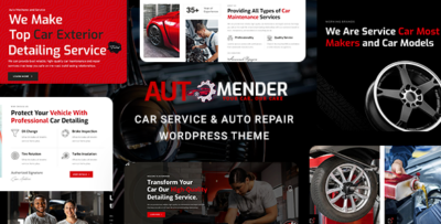 Automender- Car Repair & Service WordPress Theme