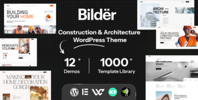 Bilder Architecture Construction WordPress Theme