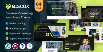 Biscox – Business Consulting WordPress Theme