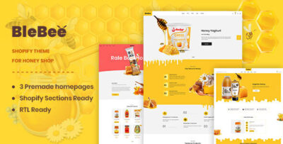 BleBee Shopify theme for Honey Shop