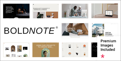 Boldnote - Portfolio Theme