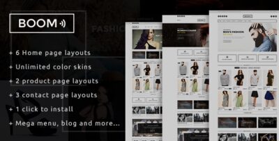 Boom - Fashion & Accessories Prestashop Theme