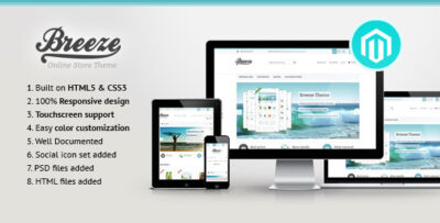 Breeze — Responsive Magento Theme