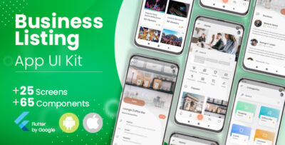 Business Directory, Listing Flutter App UI Kit