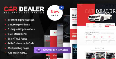 Car Dealer - Automotive Responsive HTML5 Template