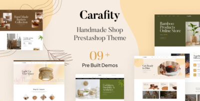 Carafity Elementor - Bamboo Handmade Prestashop