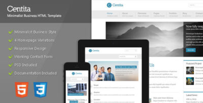 Centita - Minimalist Business Template