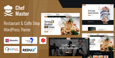 Chefmaster - Restaurant WordPress Theme v1.0