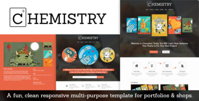 Chemistry - Responsive Portfolio & Shop Template