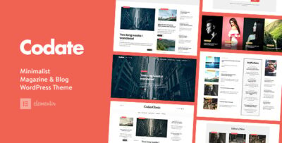 Codate - Modern Magazine and Blog WordPress Theme v1.4