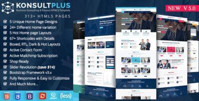 Consult plus - Consulting Business HTML Template