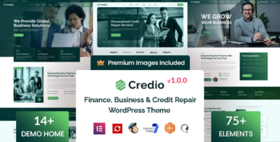 Credio - Finance Business and Credit Repair WordPress Theme