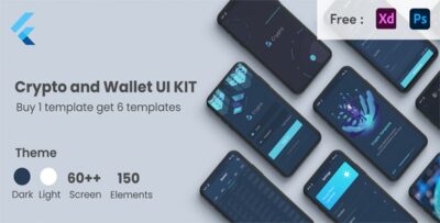 Crypto App Flutter CryptoCurrency App Trade & wallet flutter 3.0 app