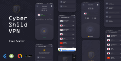 CyberShild Vpn - Flutter Vpn for Android With Admob