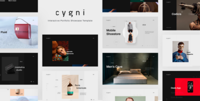 Cygni - Interactive Portfolio Showcase Template