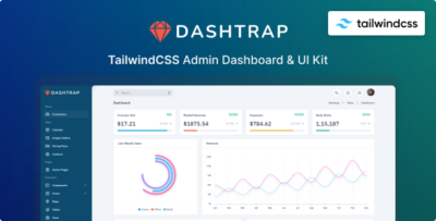 Dashtrap - Tailwind CSS 3 Admin Layout & UI Kit Template