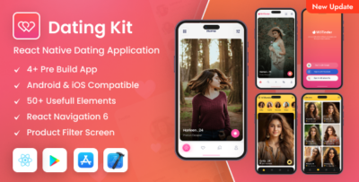 Dating Kit - React Native Dating Mobile App Template