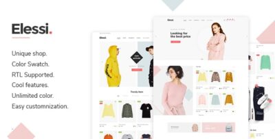 Elessi - Fashion Responsive Magento 2 Theme RTL supported