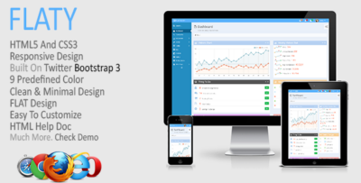 FLATY - Responsive Admin Template