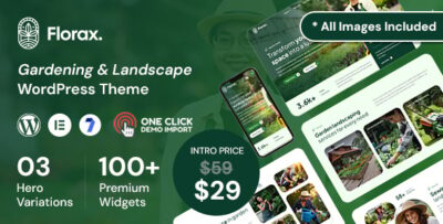 Florax - Gardening and Landscape WordPress Theme