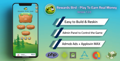 Flying Rewards Bird Game - Play and Earn Real Money