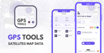 GPS Tools with Satellites Map Data AdMob Ads Android