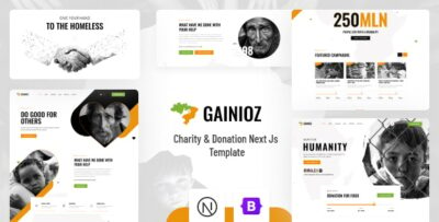 Gainioz - Charity & Donation Next Js Template