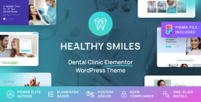 Healthy Smiles - Dental WordPress Theme