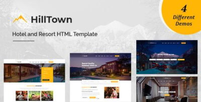 HillTown - Hotel & Resort HTML Template