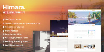 Himara Hotel Booking Template