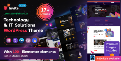 Invite - IT Solutions & Technology WordPress Theme v1.0.9