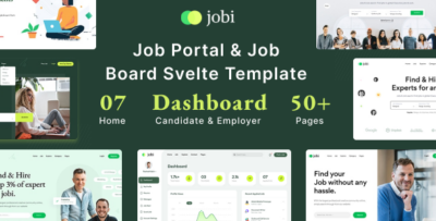 Jobi - Job Portal & Job Board Svelte Template