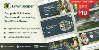 Lawnshaper - Garden & Landscaping WordPress Theme