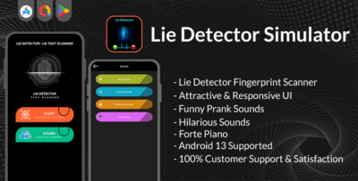 Lie Detector Simulator Lie Test Fingerprint Scanner Truth or Lie Detector App Android Admob