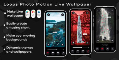 Loops Photo Motion Live Wallpaper - Moving Pictures - 3D Pictures Animation - 3D Photo Motion Maker