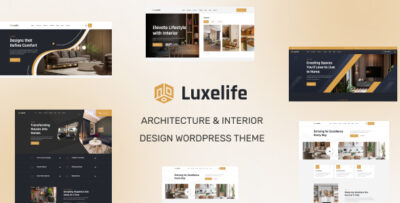 Luxelife - Architecture & Interior Design WordPress Theme