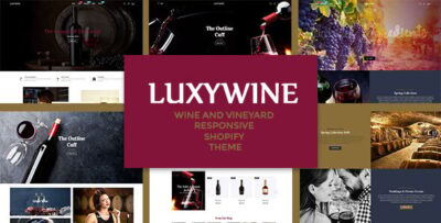 Luxywine - Wine & Vineyard Responsive Shopify Theme