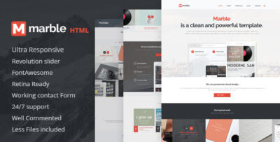 Marble - Multipurpose HTML Template