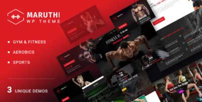 Maruthi Fitness - Fitness Center WordPress Theme v3.0