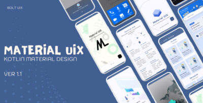 Material UIX - KOTLIN Material Design VER 1.1