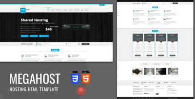 Mega Host - Bootstrap 3 - Html5 Hosting Template