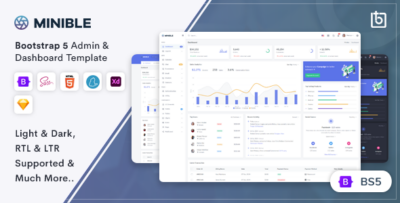 Minible - Admin & Dashboard Template