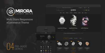 Mirora - Watch & Luxury Store Opencart Theme