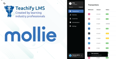 Mollie Payment Gateway for Teachify LMS