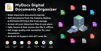 MyDocs Digital Documents Organizer Android
