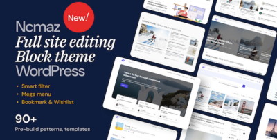 Ncmaz - News Magazine Full Site Editing WordPress Block Theme v1.0