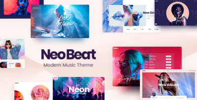 NeoBeat - Music WordPress Theme